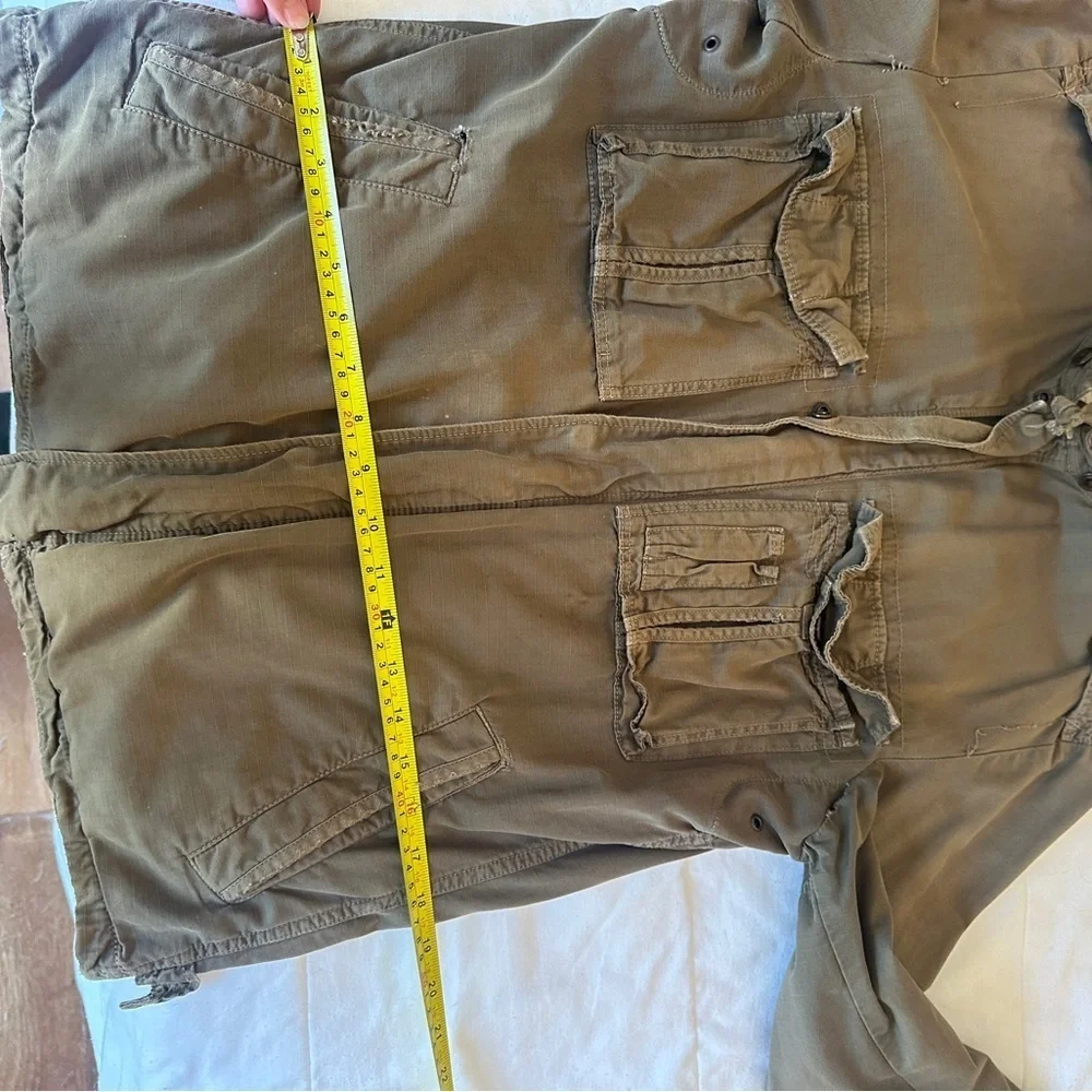 J. Crew Women's cotton green Utility Jacket